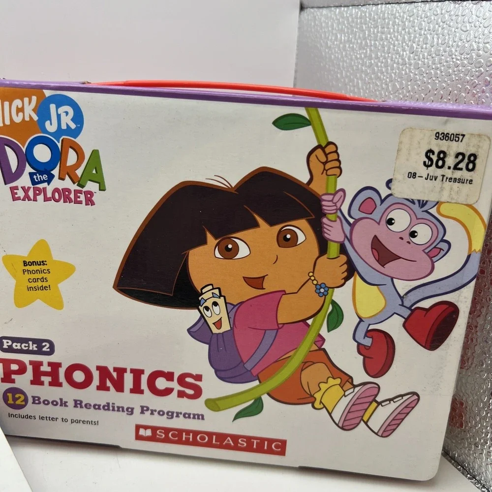 2X Dora the Explorer Phonics Boxed Sets, 23 Books- Box 1&2,  Phonics Scholastic